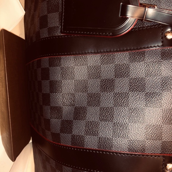 LV KEEPALL BOUDILLER 55 DAMIER GRAPHITE - Picture 6 of 6